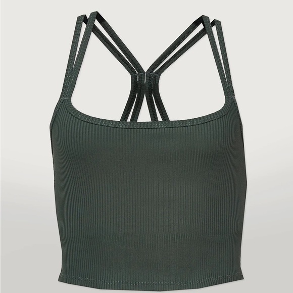 Carbon 38 Matching Set Ribbed 7/8 Leggings + Bra Top - Picture 8 of 13